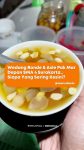 Daftar Harga Menu Wedang Ronde Asle Pak Mar Depan SMA N 4 Solo