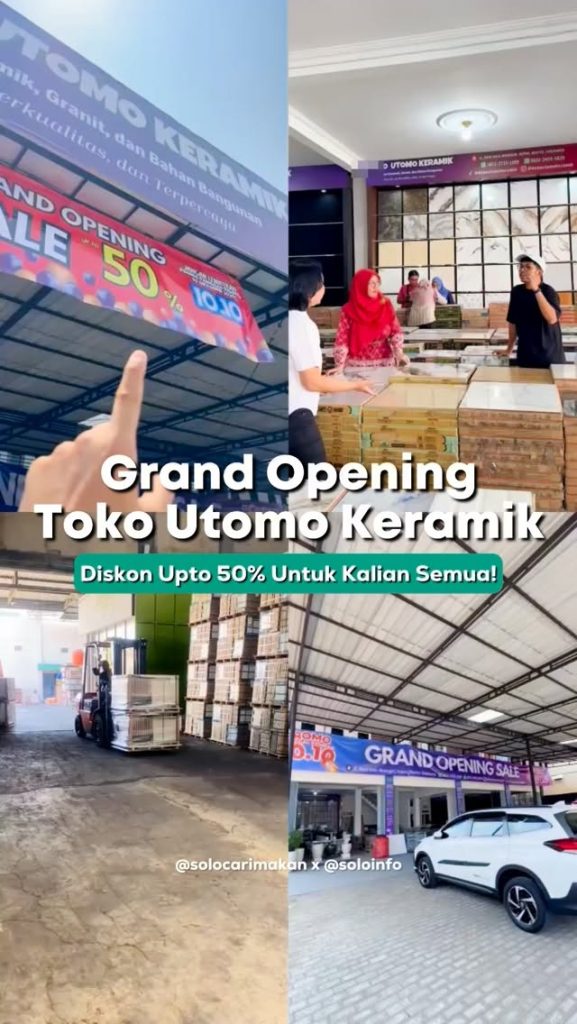 Toko Utomo Keramik Toko Keramik Legendaris di Solo