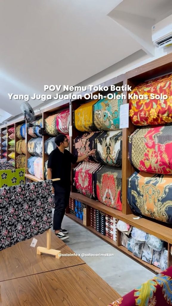 Sekarang Beli Oleh Oleh Khas Solo di Toko Batik Kota Solo