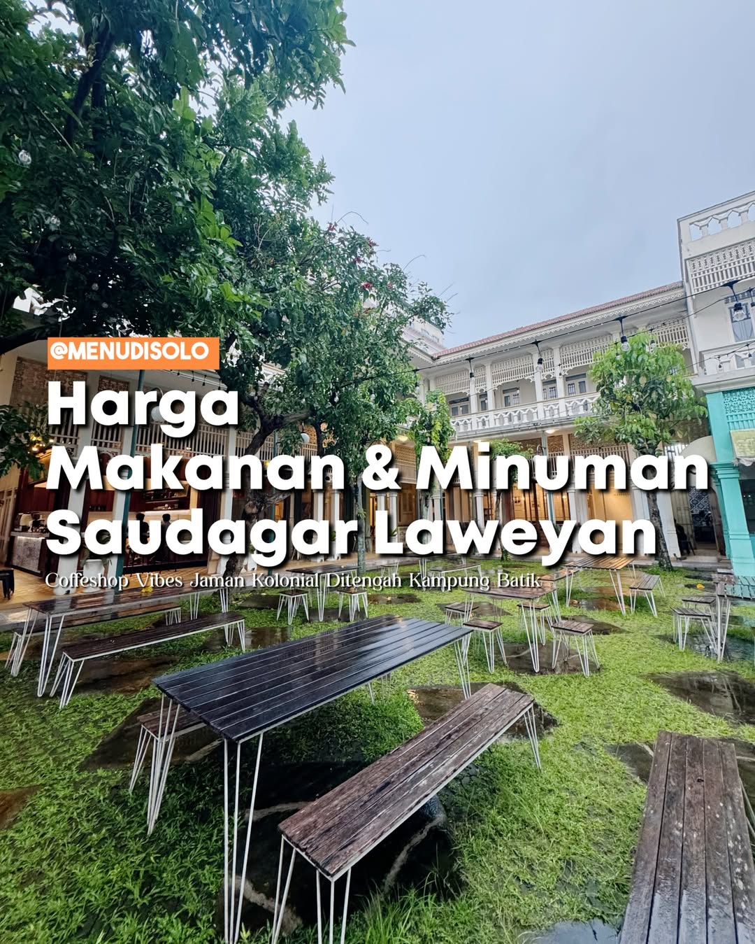 Daftar Harga Menu Kopi Saudagar Laweyan Kota Solo