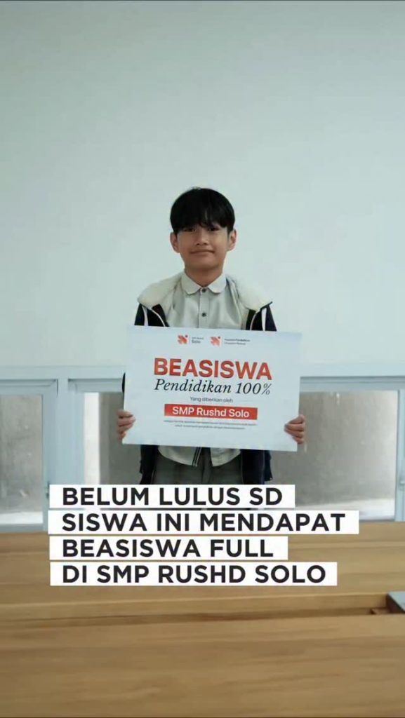 Belum Lulus SD Siswa Ini Dapat Beasiswa Full di Solo