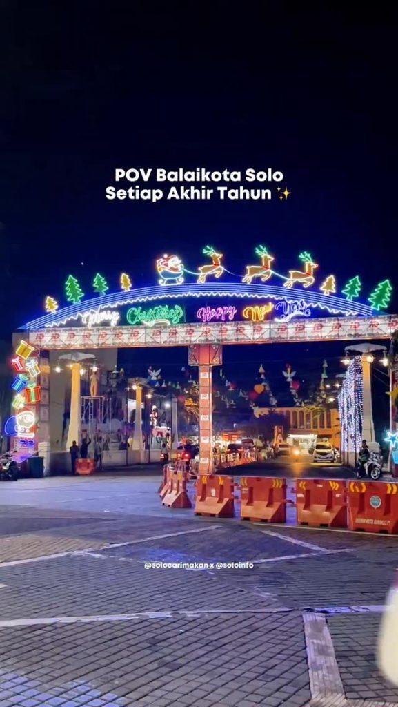 Suasana Balaikota Solo Setiap Akhir Tahun
