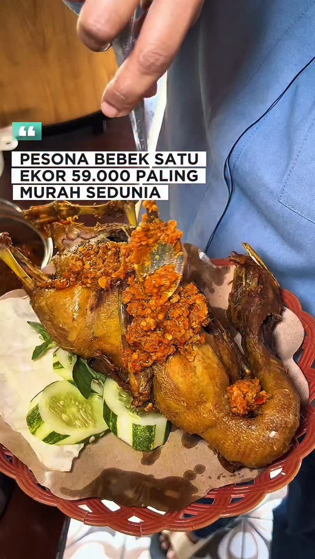 Cobain Kuliner Bebek Goreng Paling Murah Sedunia di Solo