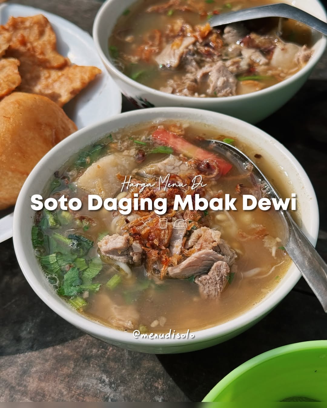 Daftar Harga Menu Soto Daging Mbak Dewi Banyuanyar Kota Solo