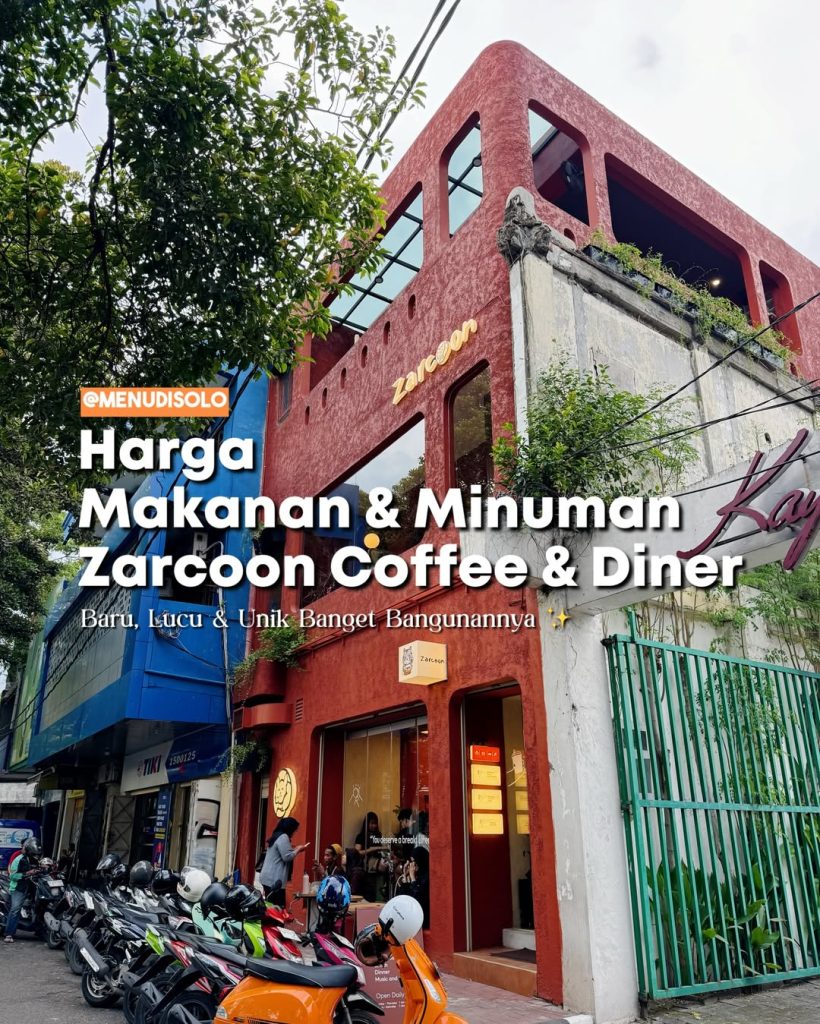 Daftar Harga Menu Zarcoon Coffee Kota Solo