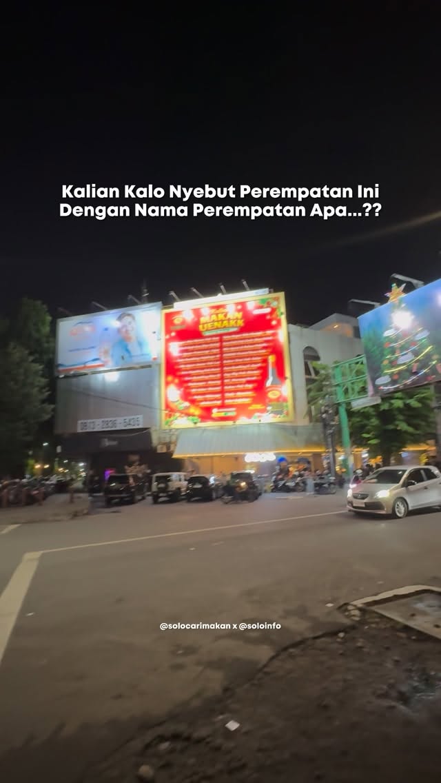 Kamu Hafal Nama Perempatan di Tengah Kota Solo