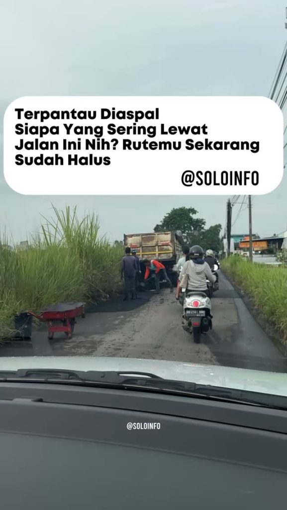 Perbaikan Jalan Gajahan Jalan Alternatif Ke UMS Solo