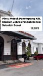 Pintu Masuk Penumpang KRL Stasiun Jebres Pindah Ke Barat