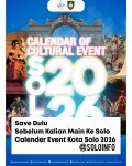 Simpan Kalender Event Kota Solo Tahun 2026