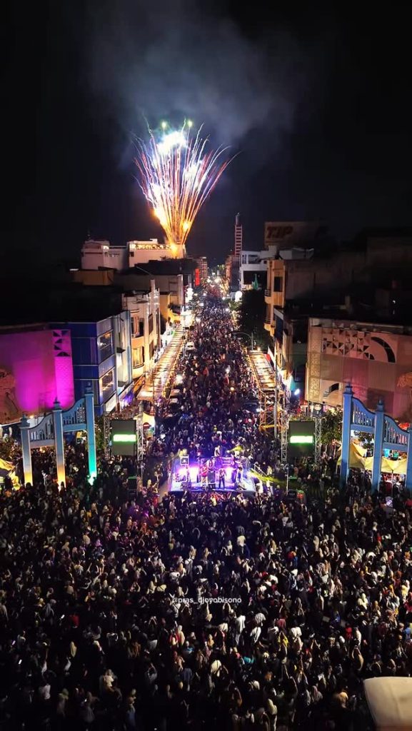 Suasana Malam Tahun Baru 2026 di Kota Solo