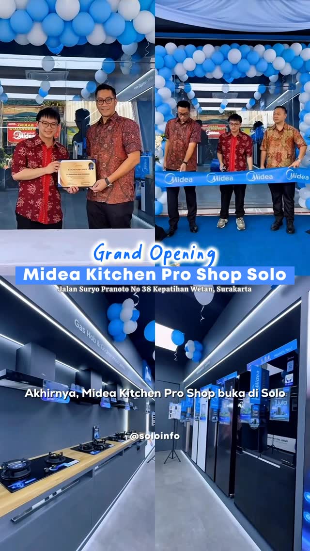 Grand Opening Midea Kitchen Pro Shop Kota Solo