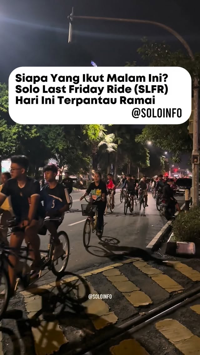 Warga Solo Ikut Solo Last Friday Ride 30 Januari 2026