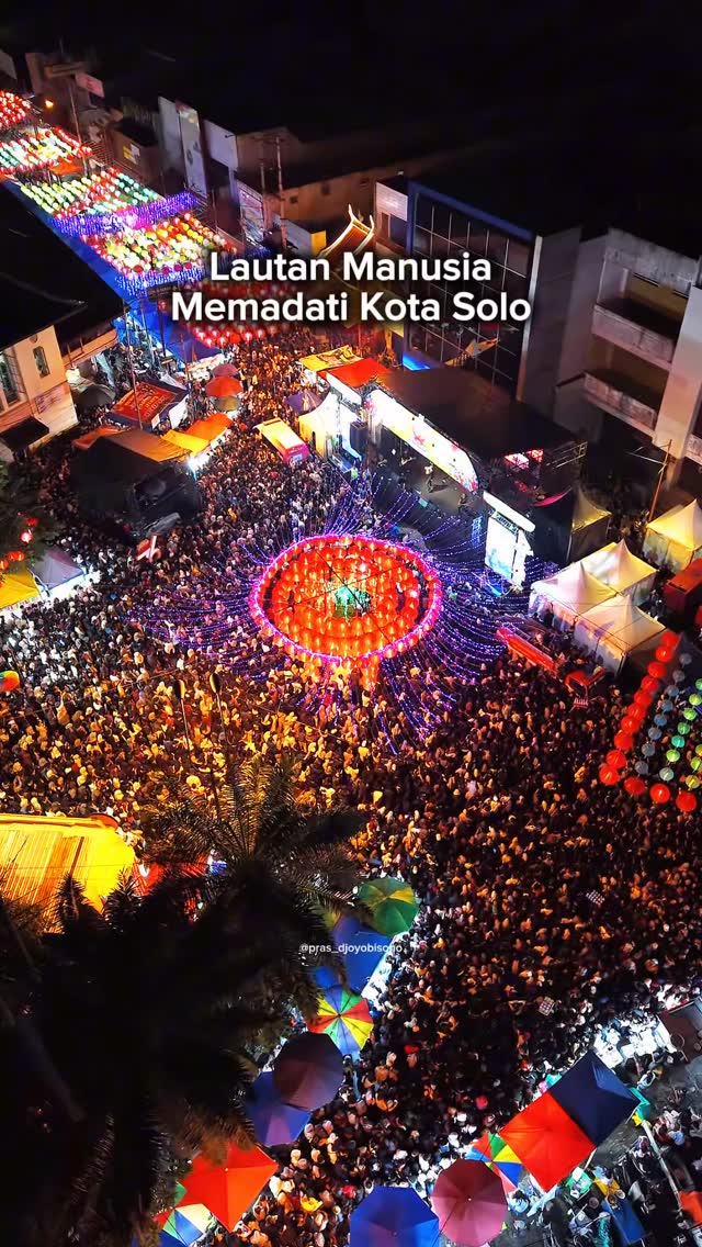 Lautan Manusia di Pasar Gede dan Balaikota Solo 2026