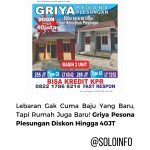 Lebaran Beli Rumah Baru Bisa KPR Lokasi Di Plesungan