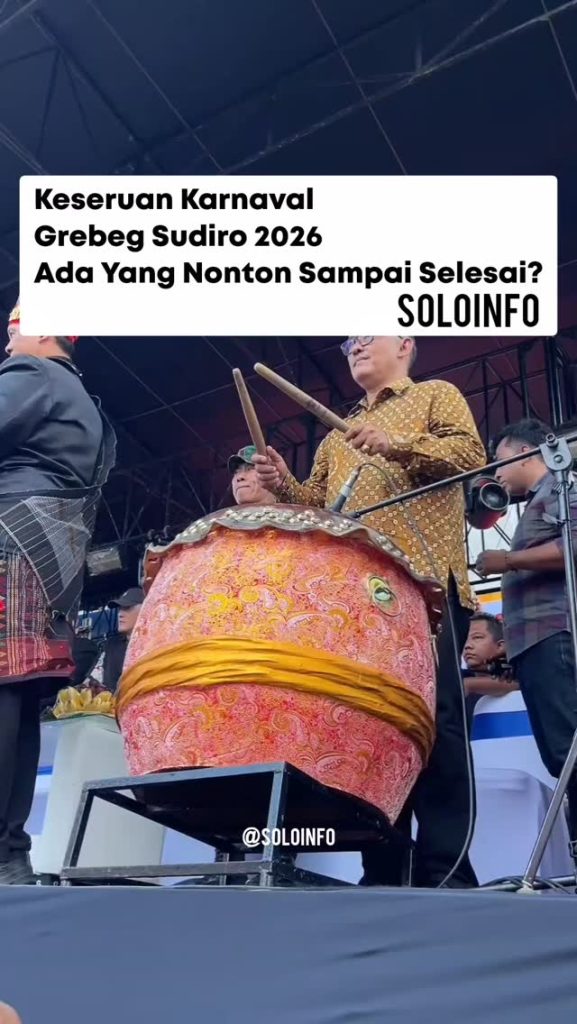 Nonton Sampai Selesai Keseruan Karnaval Grebeg Sudiro 2026