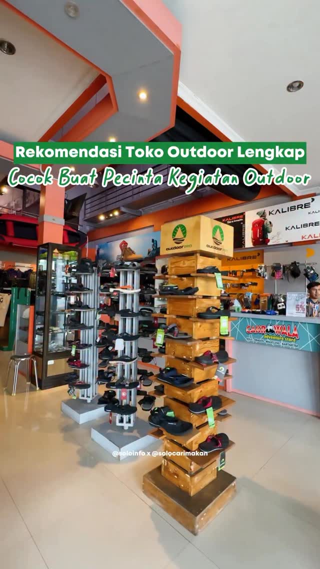 Rekomendasi Tempat Belanja Toko Outdoor Lengkap di Solo