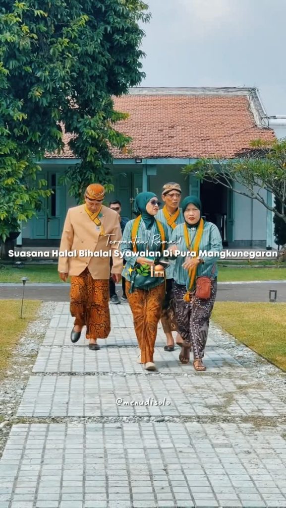 Suasana Halal Bi Halal Syawalan di Pura Mangkunegaran 2026