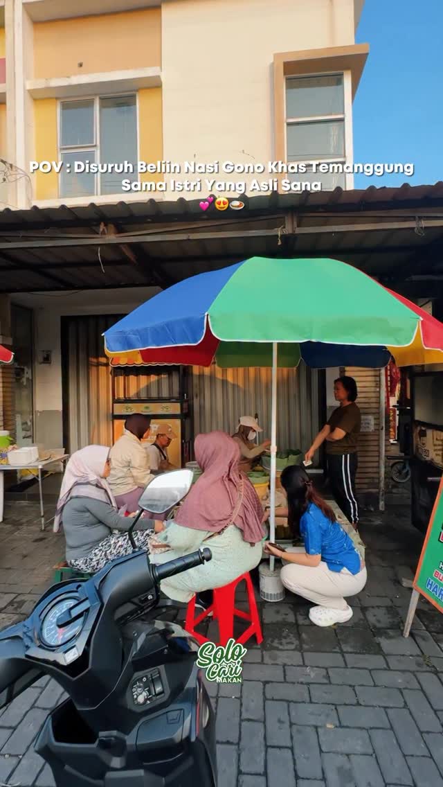 Cobain Beli Nasi Gono Kuliner Khas Temanggung Sama Istri