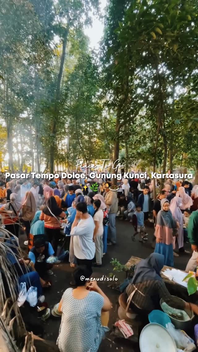 Wisata Pasar Tempo Dulu di Gunung Kunci Kartasura
