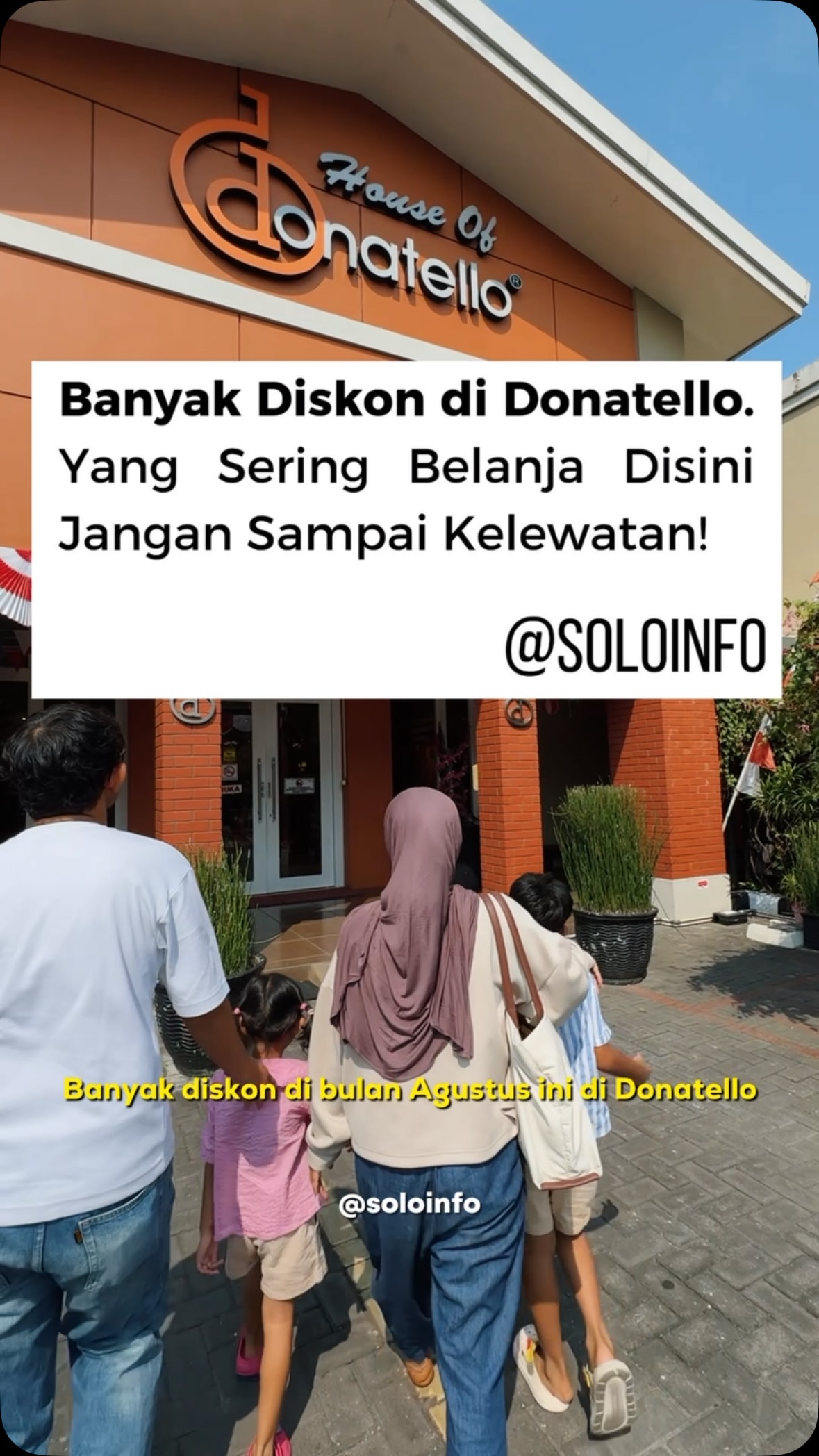 Belanja Disini Banyak Diskon di Donatello Solo