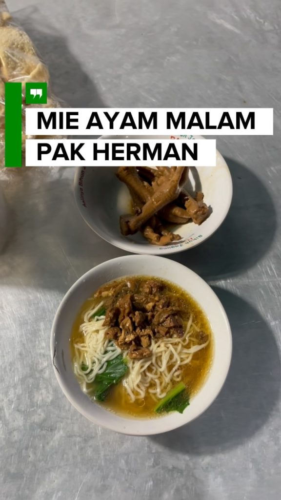 Kuliner Mie Ayam Pak Herman di Sangkrah Kota Solo