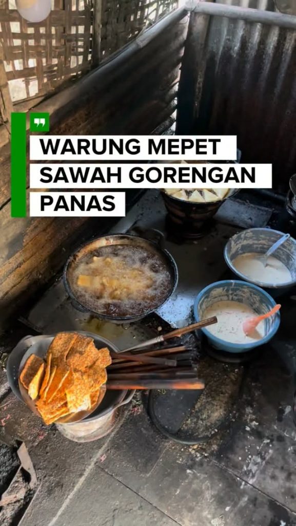 Kuliner Warung Mepet Sawah Gadingan Mojolaban