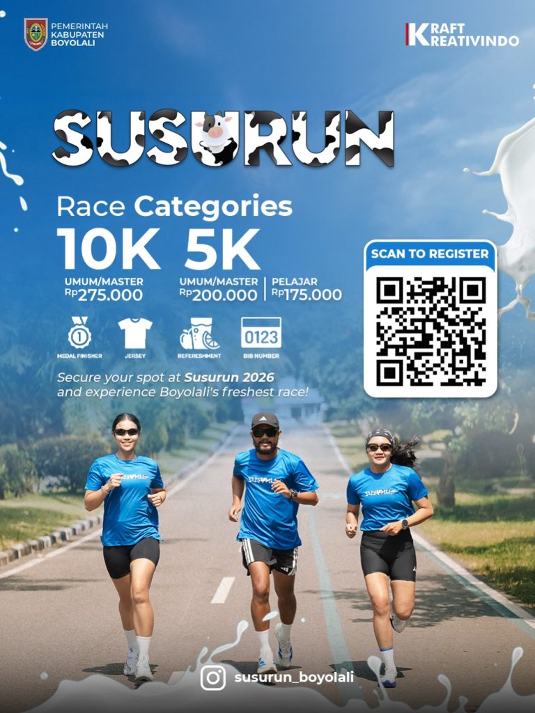 Ramaikan Event Susu Run 2026 di Boyolali