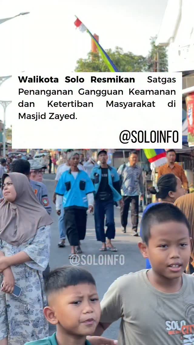 Walikota Solo Resmikan Satgas Gangguan Keamanan di Solo
