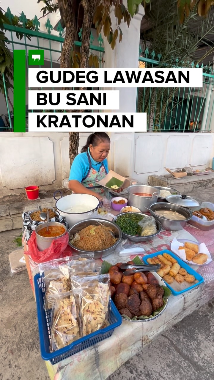 Kuliner Gudeg Lawasan Bu Sani Kratonan Solo