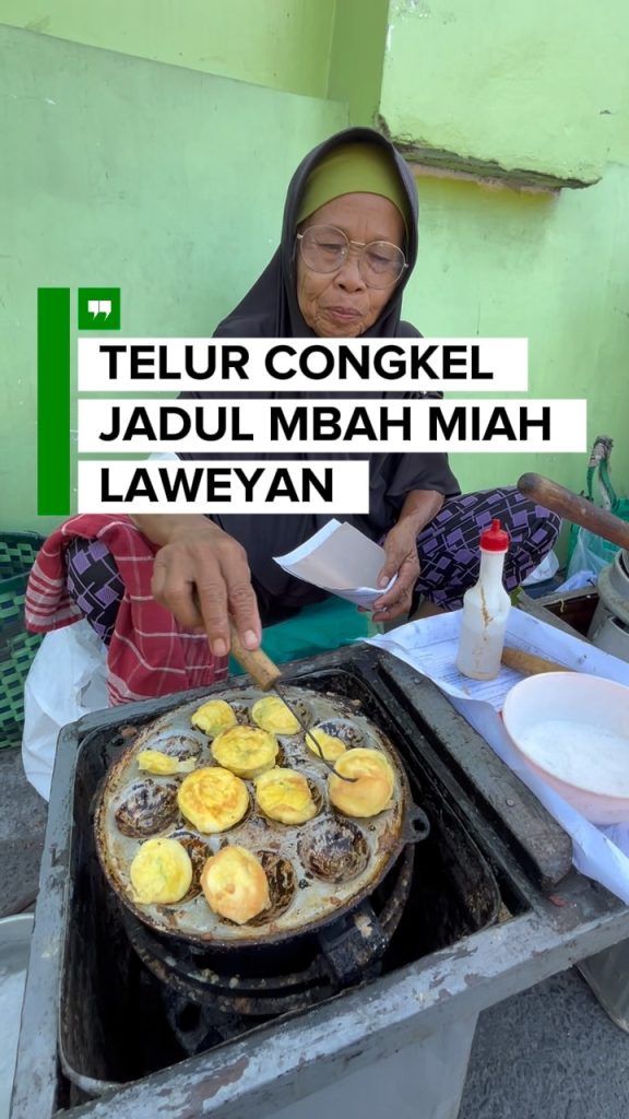 Kuliner Telur Congkel Jadul Mbah Miah Laweyan Solo