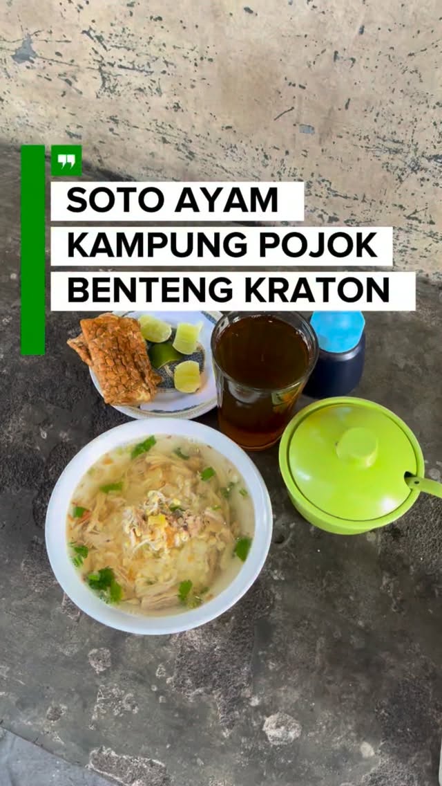 Kuliner Soto Ayam Kampung Pak Amir di Pasar Kliwon Solo